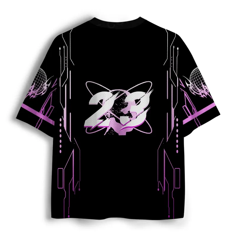 Soulisfree  Neon Grid Fusion Mesh Jersey