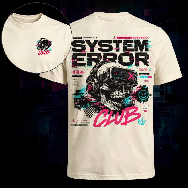 Soulisfree System Error Club  Classic Tee