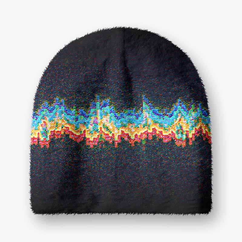 Soulisfree Energy Signal Fuzzy Beanie