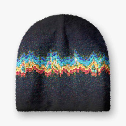 Soulisfree Energy Signal Fuzzy Beanie