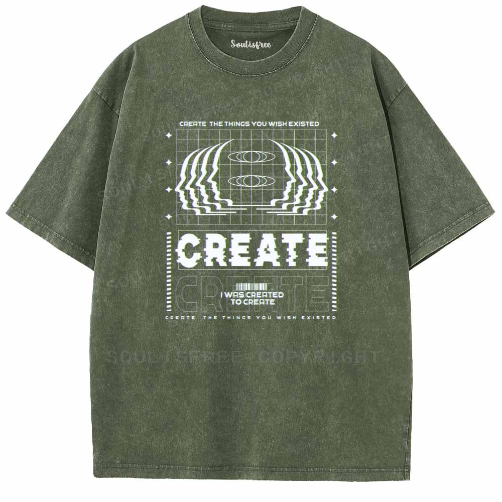 Soulisfree  CRERTE THE THINGS YOU WISH EXISTED Washed Tee