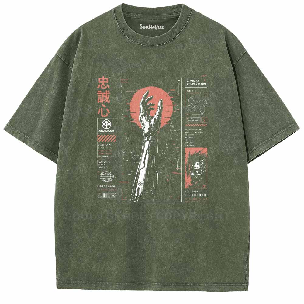 Soulisfree Loyalty of steel limbs Washed Tee