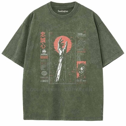 Soulisfree Loyalty of steel limbs Washed Tee