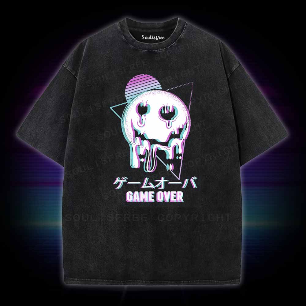 Soulisfree GAME OVER Washed Tee