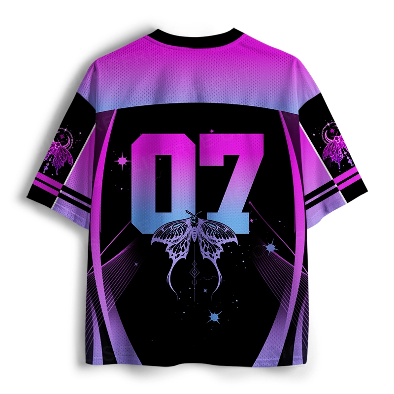 Soulisfree Cosmic Moth Gradient Mesh Jersey