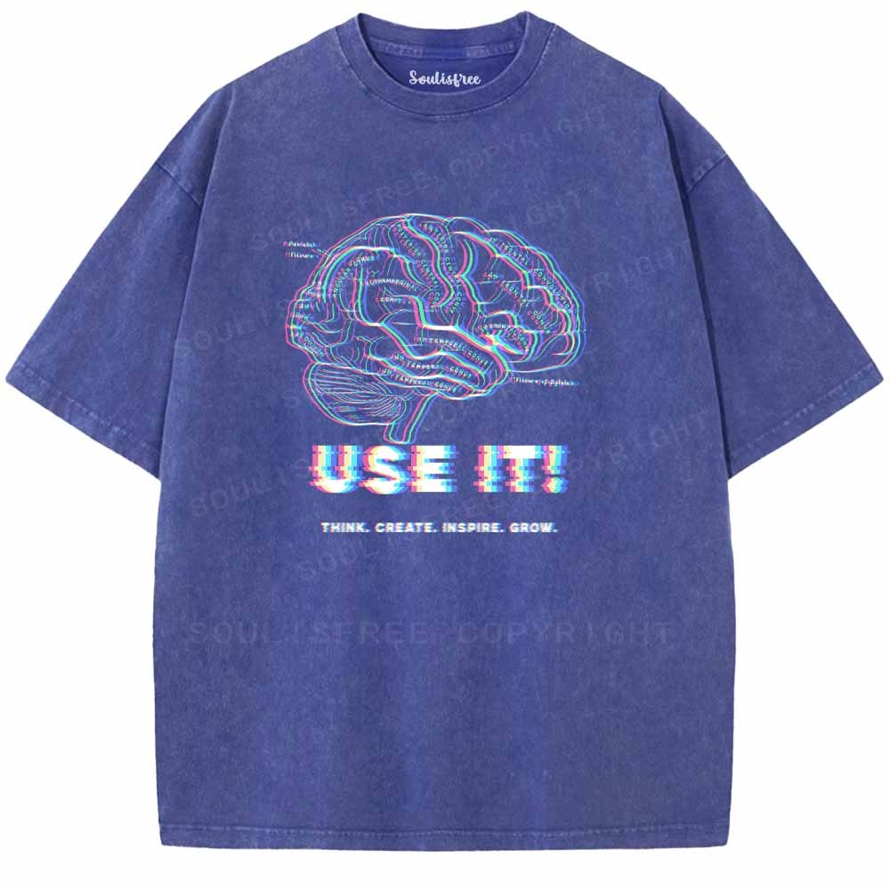 Soulisfree  USE IT ! Washed Tee