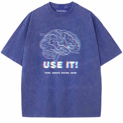 Soulisfree  USE IT ! Washed Tee