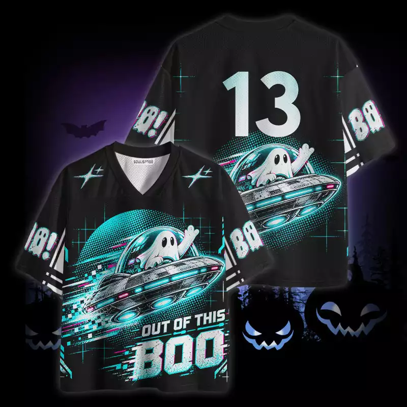 Soulisfree Out Of This Boo Mesh Jersey