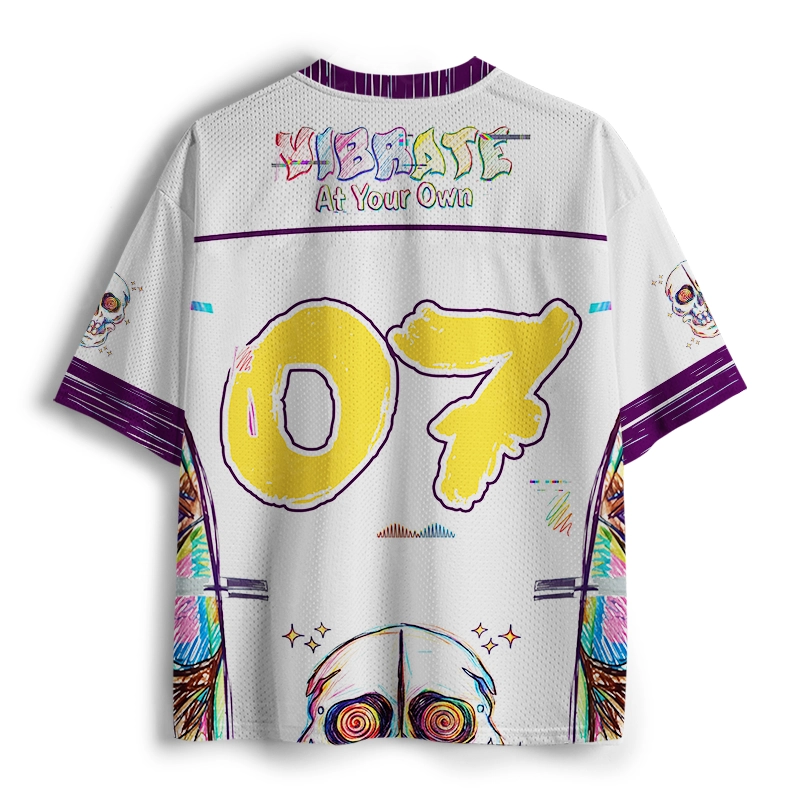 Soulisfree VIBRATE AT YOUR OWN FREQUENCY Mesh Jersey