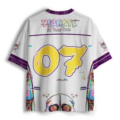 Soulisfree VIBRATE AT YOUR OWN FREQUENCY Mesh Jersey