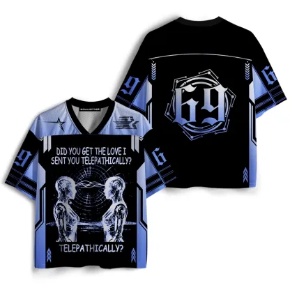 Soulisfree Future Love Message Mesh Jersey