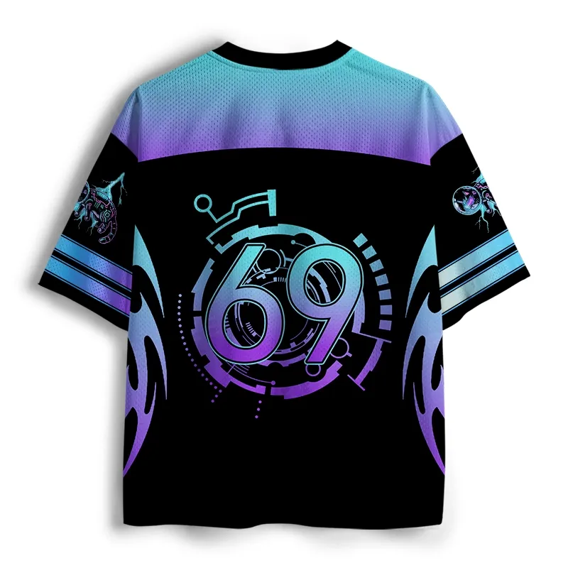 Soulisfree SPACE CYBER CATS Mesh Jersey
