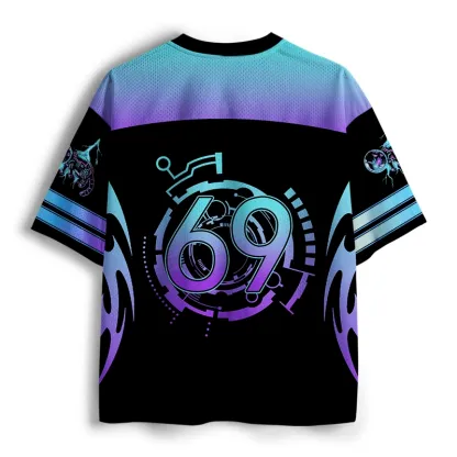 Soulisfree SPACE CYBER CATS Mesh Jersey