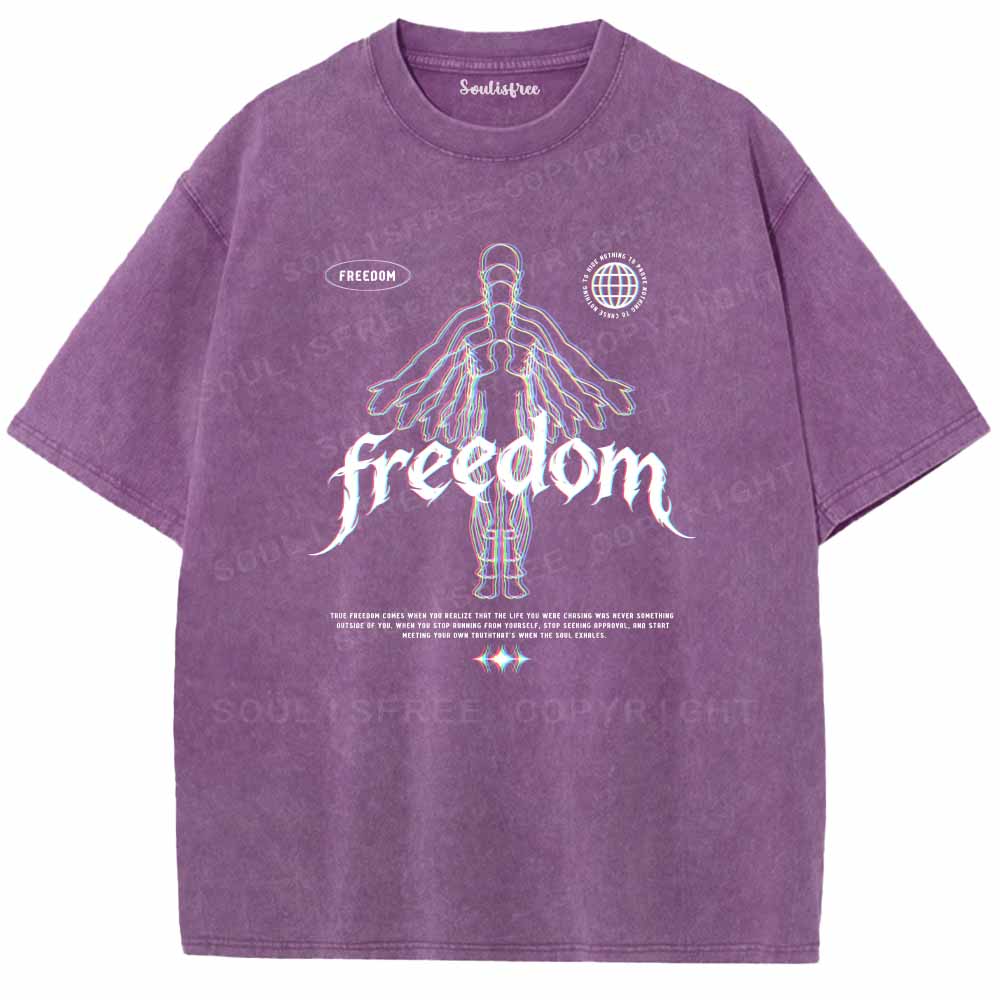 Soulisfree  Freedom Within Yourself Washed Tee