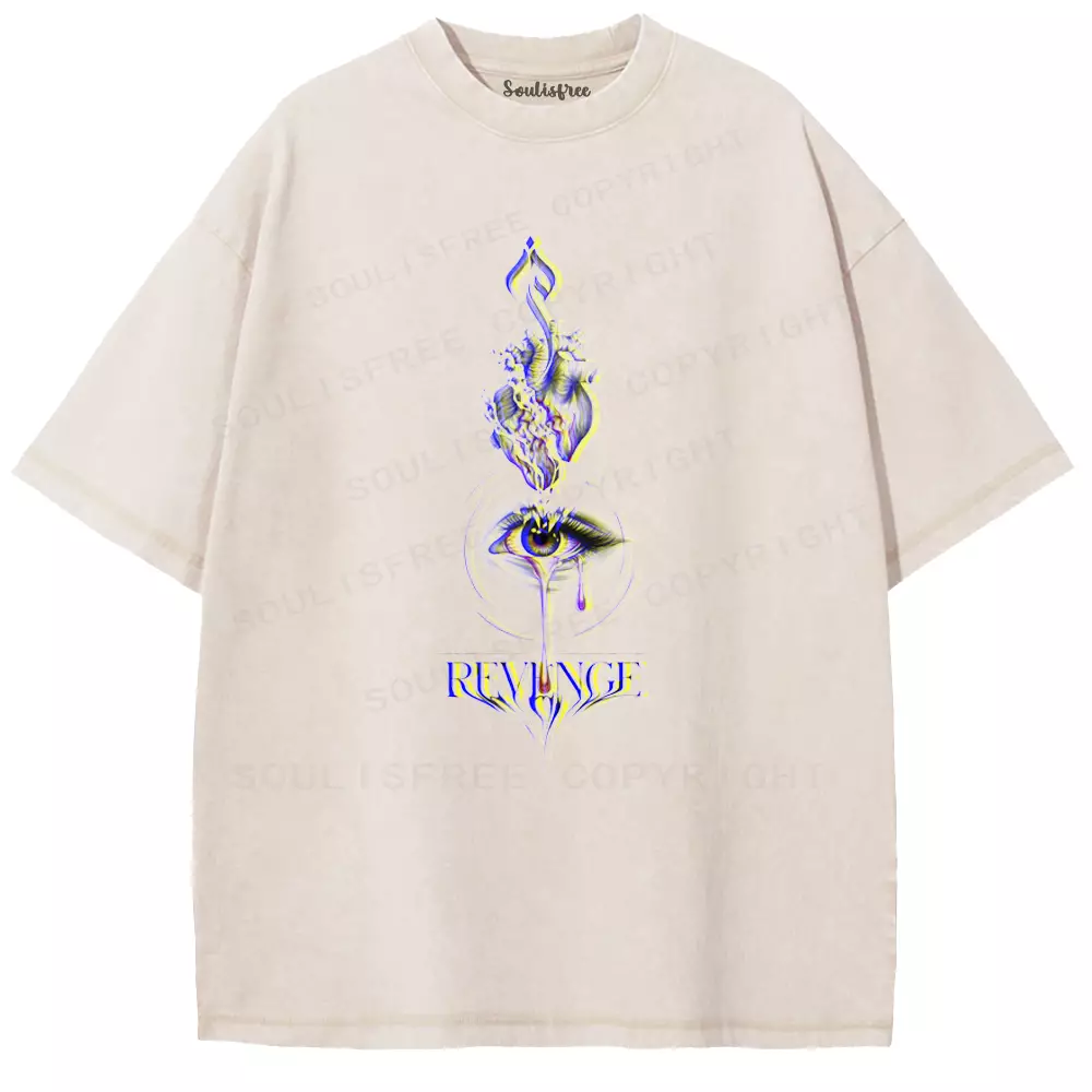 Soulisfree Flame Born from Broken Trust Washed Tee
