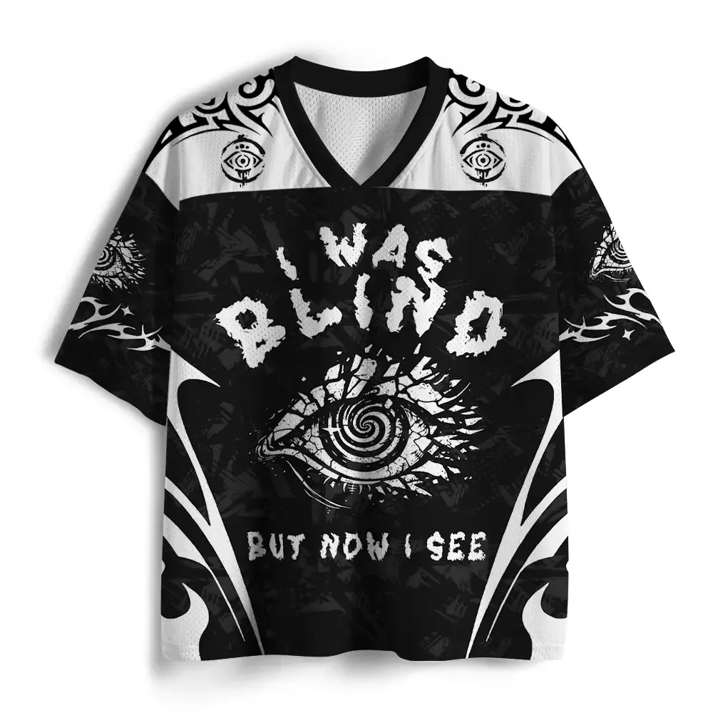 Designed Soulisfree I Was Blind, But Now I See Mesh Jersey