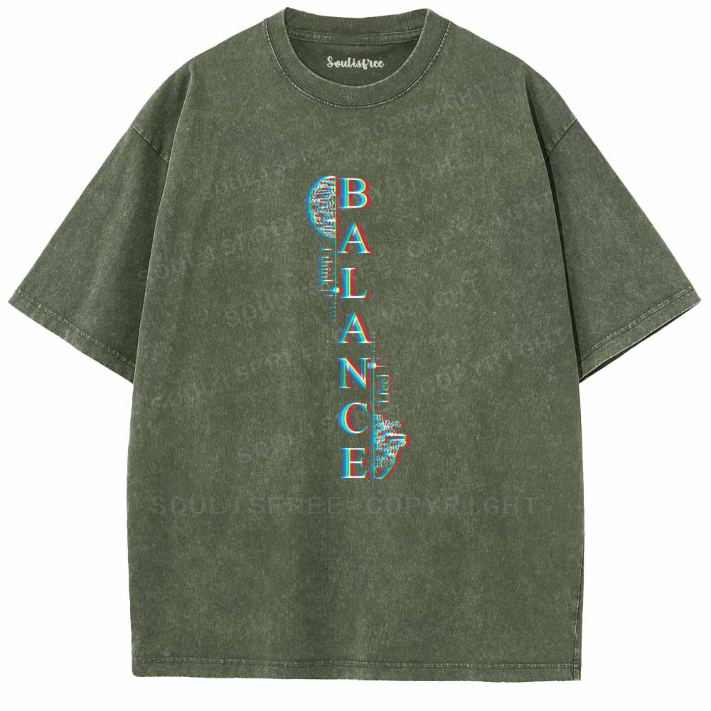 Soulisfree BALANCE  Washed Tee