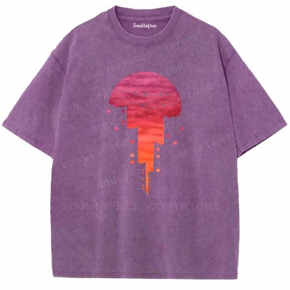 Soulisfree CITY SUNSET Washed Tee