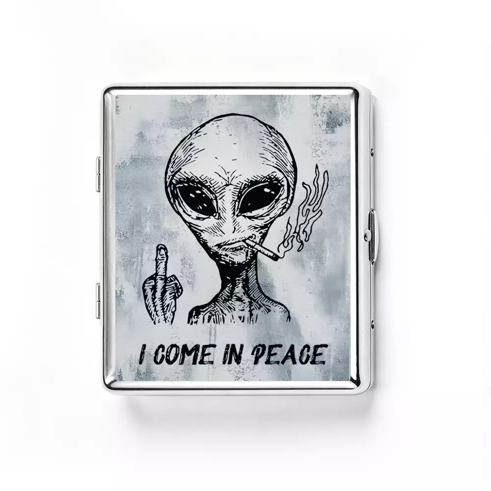 Soulisfree I Come In Peace Metal Pocket Case