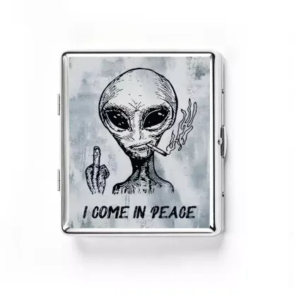 Soulisfree I Come In Peace Metal Pocket Case