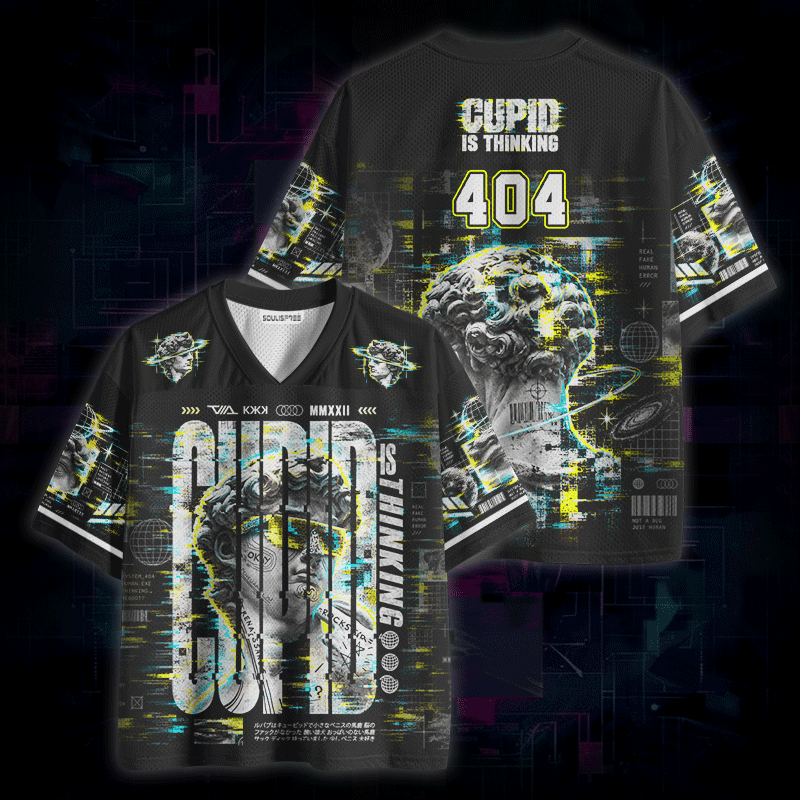 Soulisfree CUPID IS THINKING Mesh Jersey