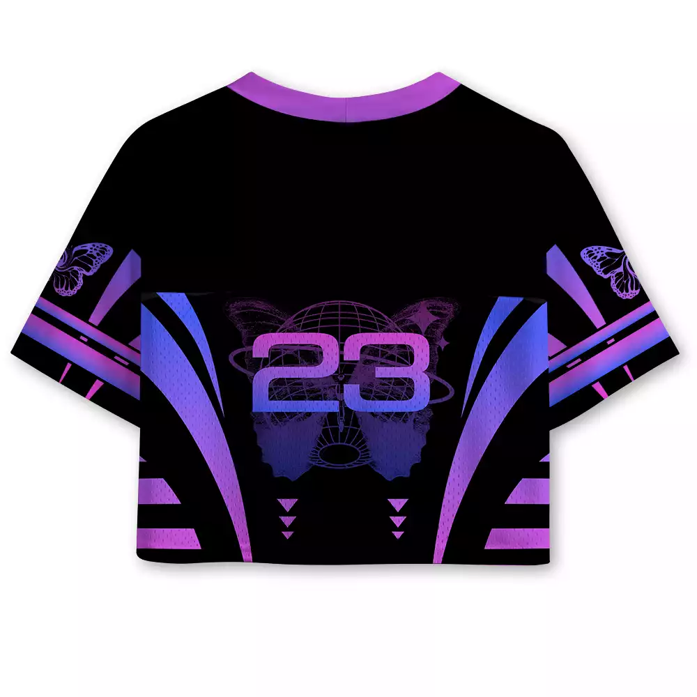 Soulisfree Chaos Theory Cropped Mesh Jersey