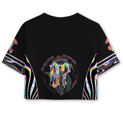 Soulisfree One With Nature, One With Soul Cropped Mesh Jersey