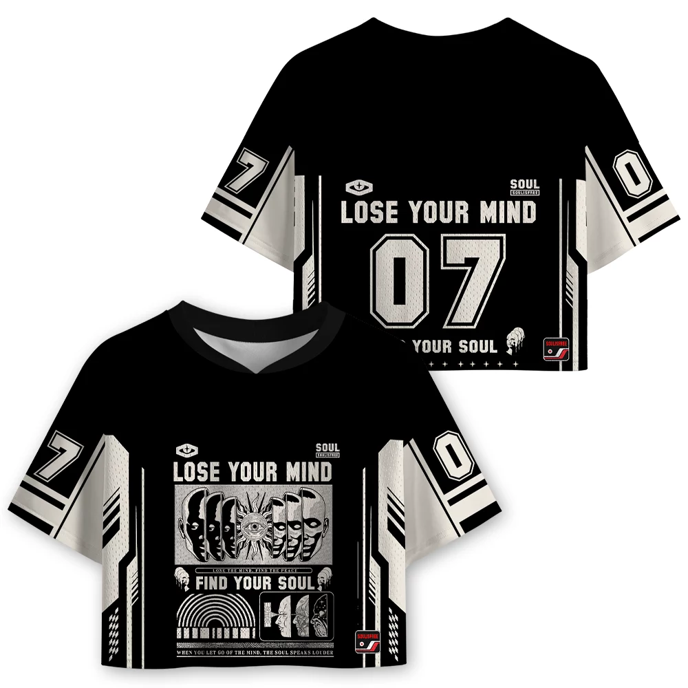 Soulisfree Lose Mind, Find Soul Cropped Jersey