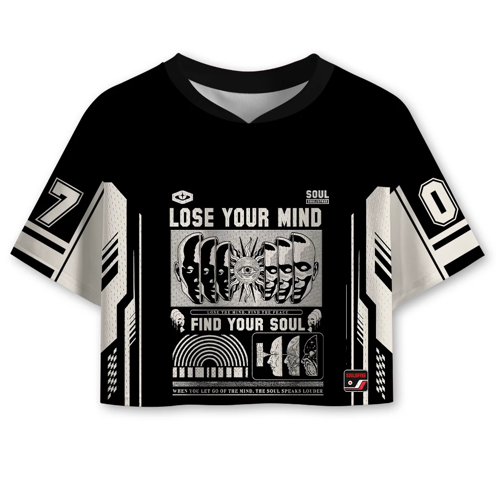 Soulisfree Lose Mind, Find Soul Cropped Jersey