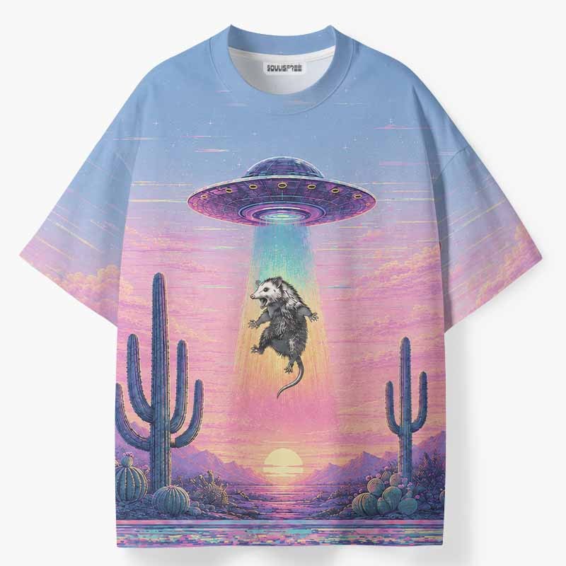 Soulisfree TAKE ME WITH YOU ECO‑PERF Graphic Tee