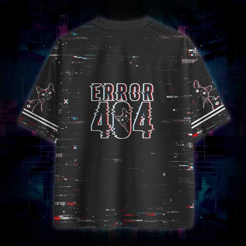 Soulisfree Are You Pooping Cat Mesh Jersey