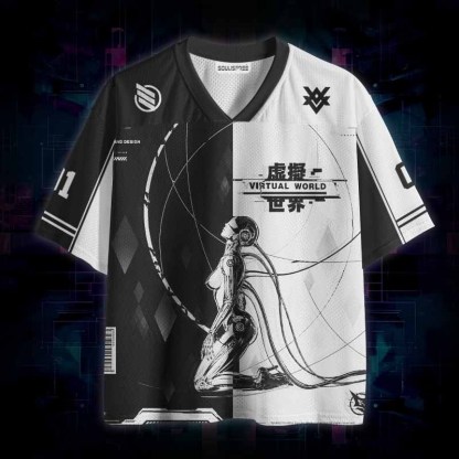 Soulisfree  VIRTUAL WORLD Mesh Jersey