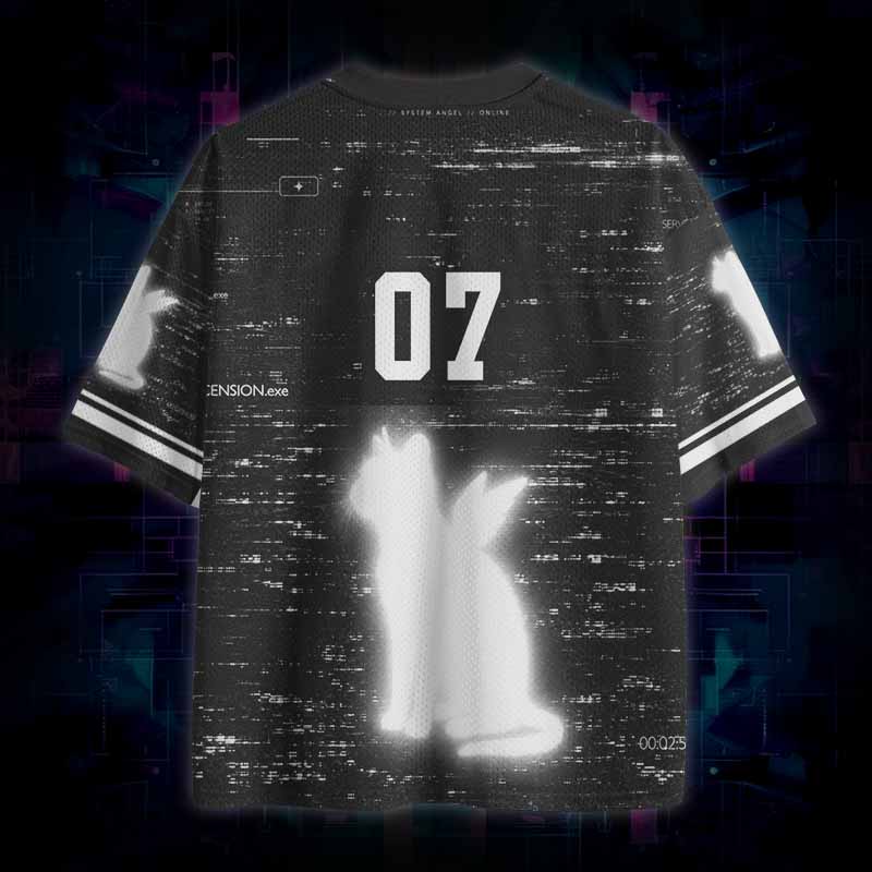 Soulisfree  Cyber Angel Cat Mesh Jersey