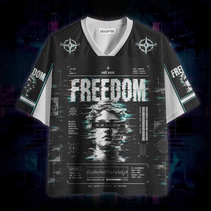 Soulisfree  Freedom Is An Illusion Mesh Jersey