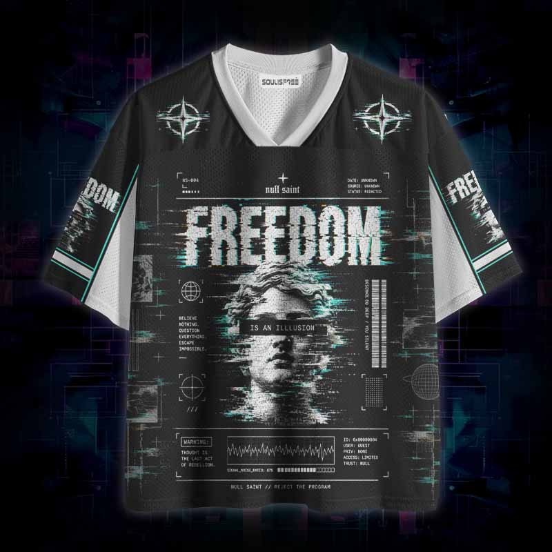 Soulisfree  Freedom Is An Illusion Mesh Jersey