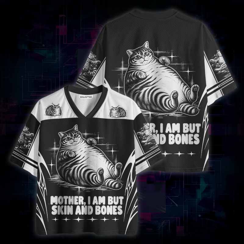 Soulisfree Mother, I Am But Skin And Bones Mesh Jersey