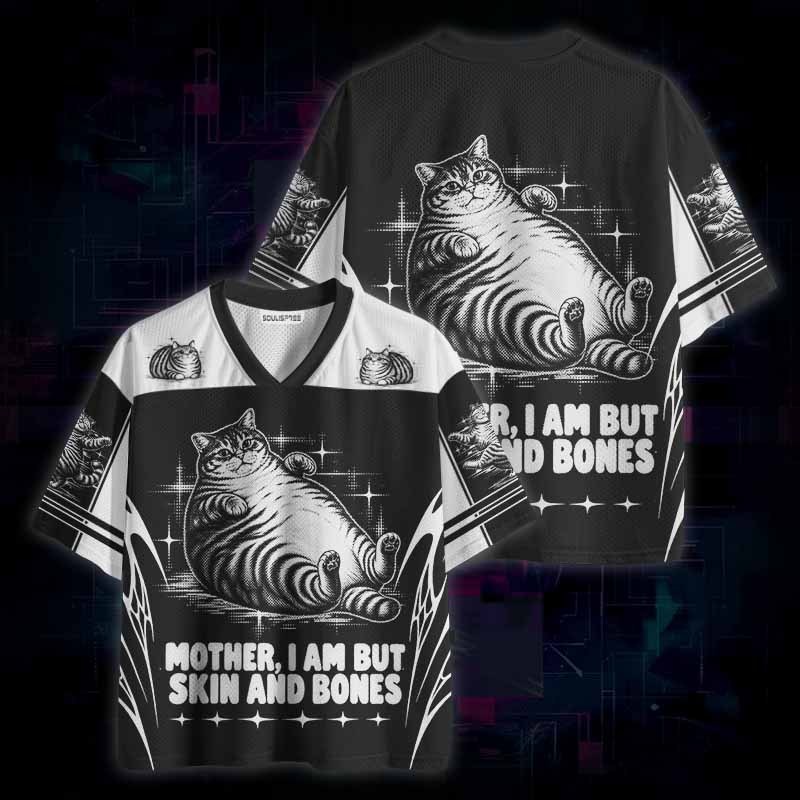 Soulisfree Mother, I Am But Skin And Bones Mesh Jersey