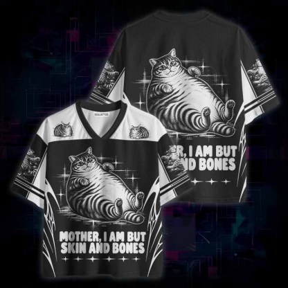Soulisfree Mother, I Am But Skin And Bones Mesh Jersey