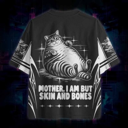 Soulisfree Mother, I Am But Skin And Bones Mesh Jersey