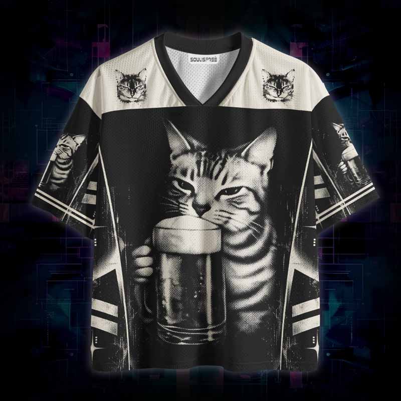 Soulisfree Purrs And Pints Mesh Jersey