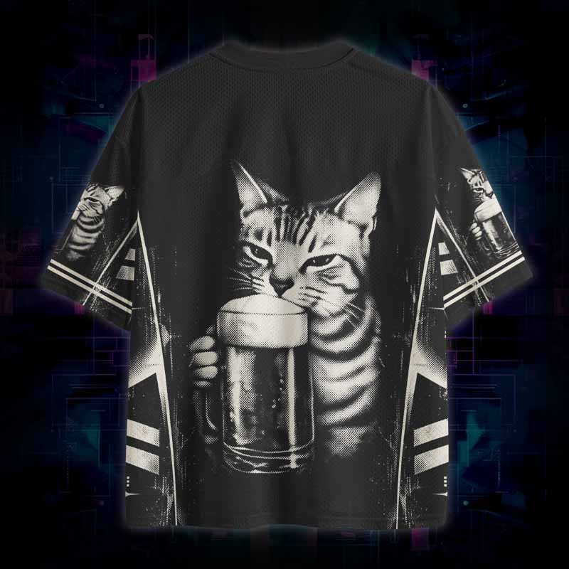 Soulisfree Purrs And Pints Mesh Jersey