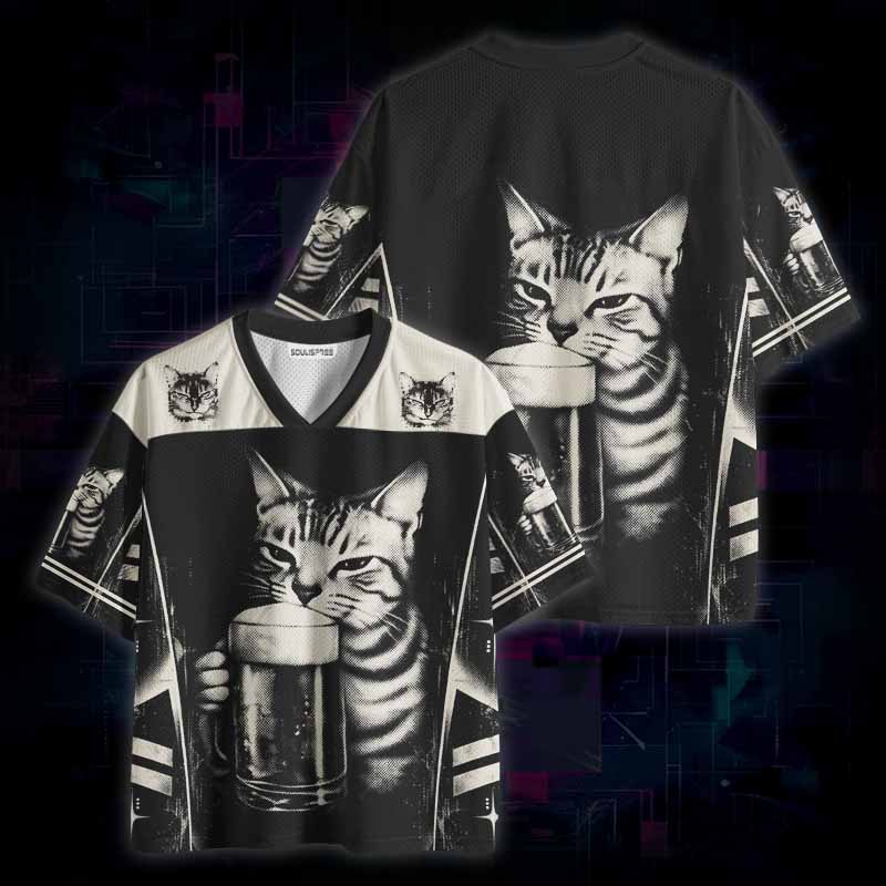Soulisfree Purrs And Pints Mesh Jersey