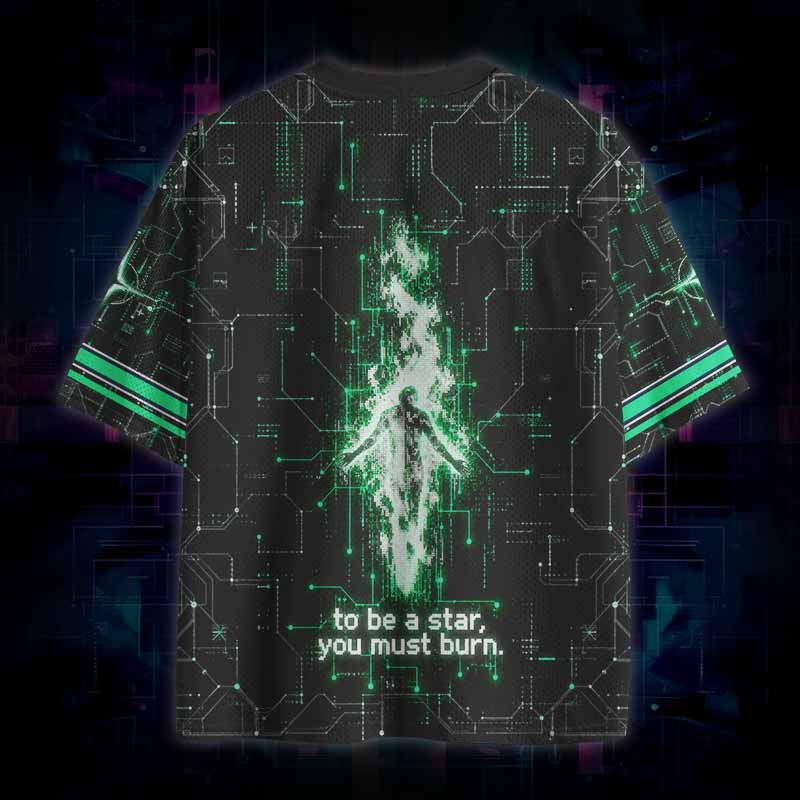 Soulisfree To Be A Star. You Must Burn. Mesh Jersey