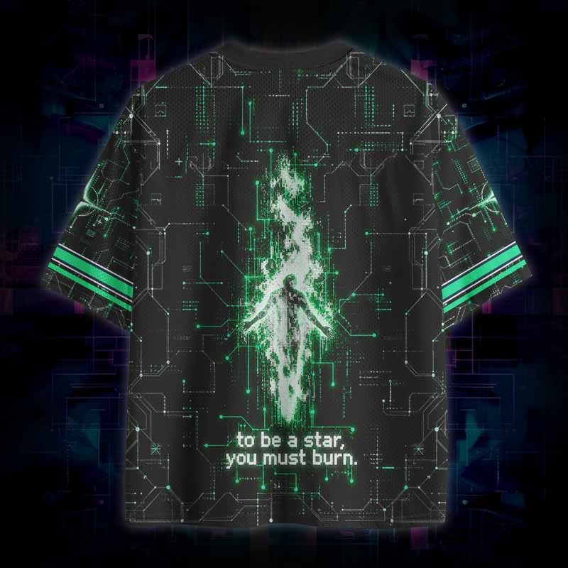 Soulisfree To Be A Star. You Must Burn. Mesh Jersey