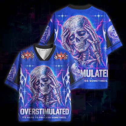 Soulisfree Overstimulated Its Hard To Process Somtime Mesh Jersey