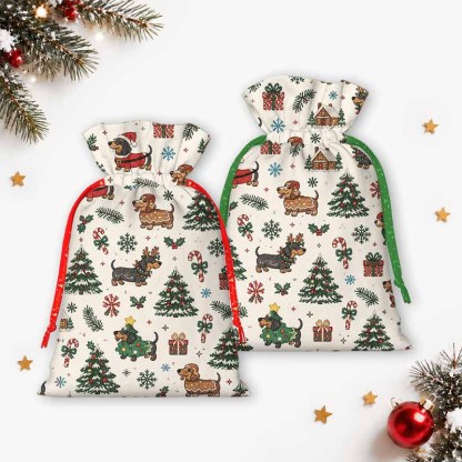 Soulisfree A Small Friend In A Big Winter World Christmas Gift Pouch
