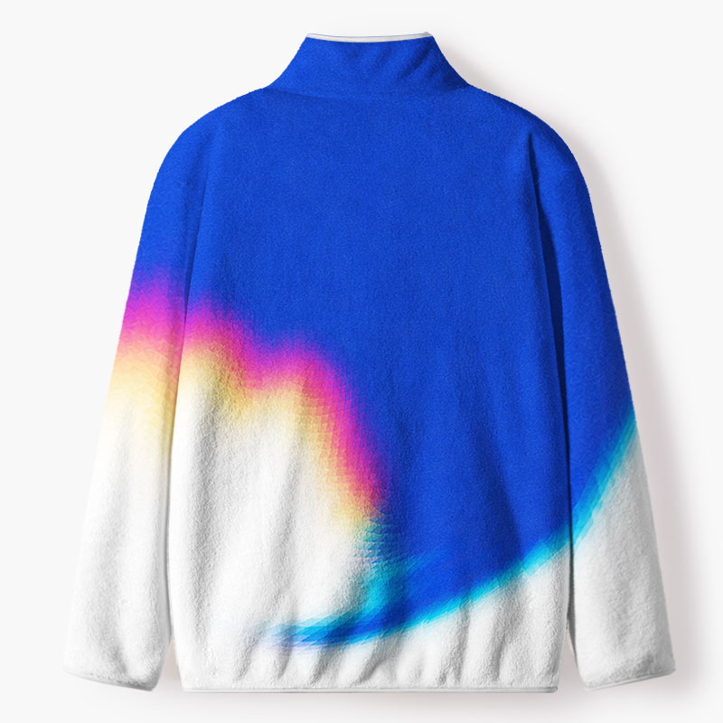 Soulisfree  DIGITAL DAYDREAM ,REALITY CAN WAIT  Flannel Zip-Up Jacket