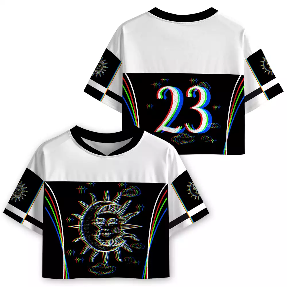 Soulisfree Eclipse of the Soul Cropped Mesh Jersey