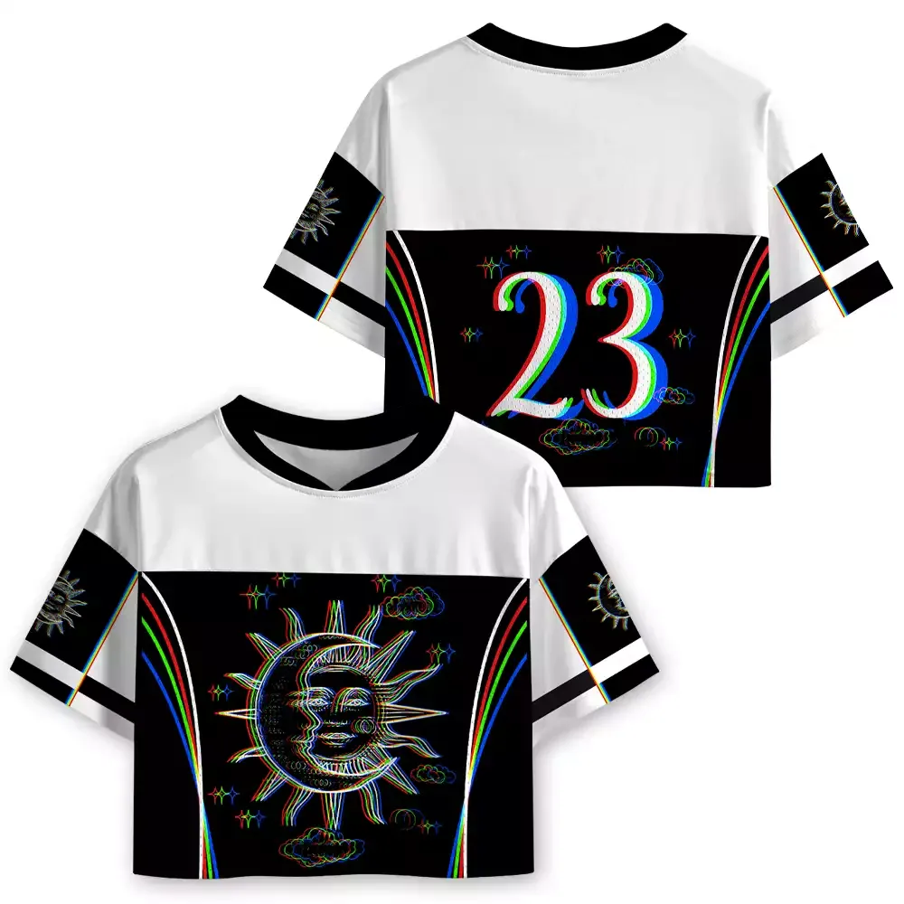 Soulisfree Eclipse of the Soul Cropped Mesh Jersey