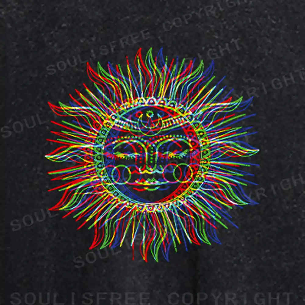 Vibes of the Sun Washed Crop T-shirt